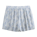 Rooster Plaid Pattern Print Mesh Shorts