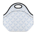 Rooster Plaid Pattern Print Neoprene Lunch Bag