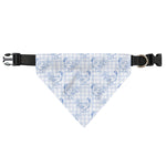 Rooster Plaid Pattern Print Over The Collar Dog Bandana