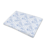 Rooster Plaid Pattern Print Pet Cooling Mat Cover