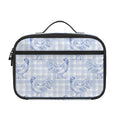 Rooster Plaid Pattern Print Portable Lunch Bag