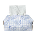 Rooster Plaid Pattern Print Rectangle Tissue Box Cover