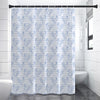 Rooster Plaid Pattern Print Shower Curtain