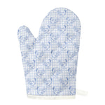 Rooster Plaid Pattern Print Single Oven Mitt