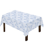 Rooster Plaid Pattern Print Tablecloth