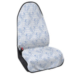 Rooster Plaid Pattern Print Waterproof Car Seat Cover