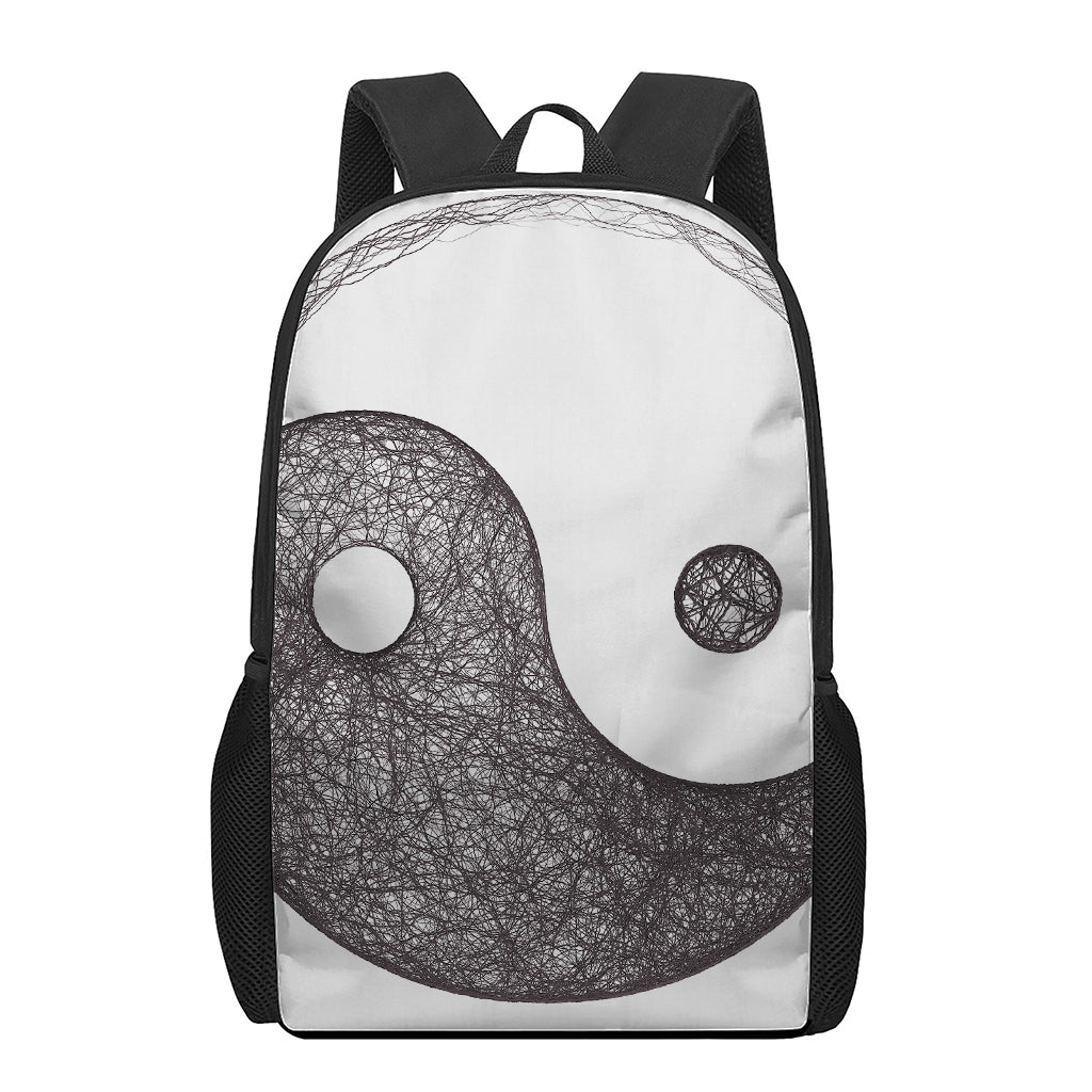 Roots Yin Yang Print 17 Inch Backpack