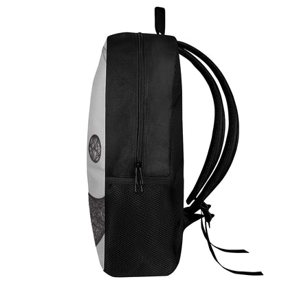 Roots Yin Yang Print 17 Inch Backpack