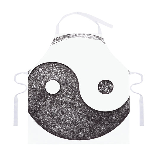 Roots Yin Yang Print Adjustable Apron