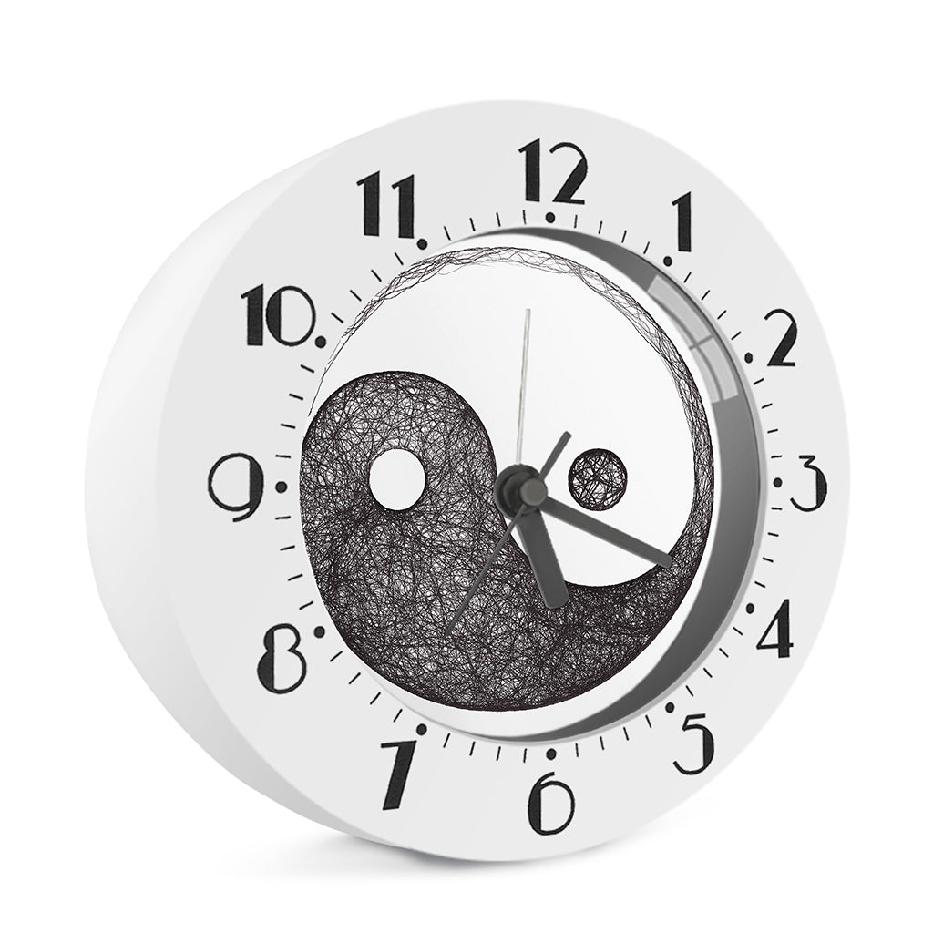 Roots Yin Yang Print Alarm Clock