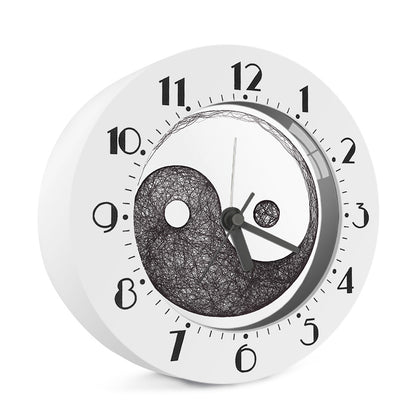Roots Yin Yang Print Alarm Clock