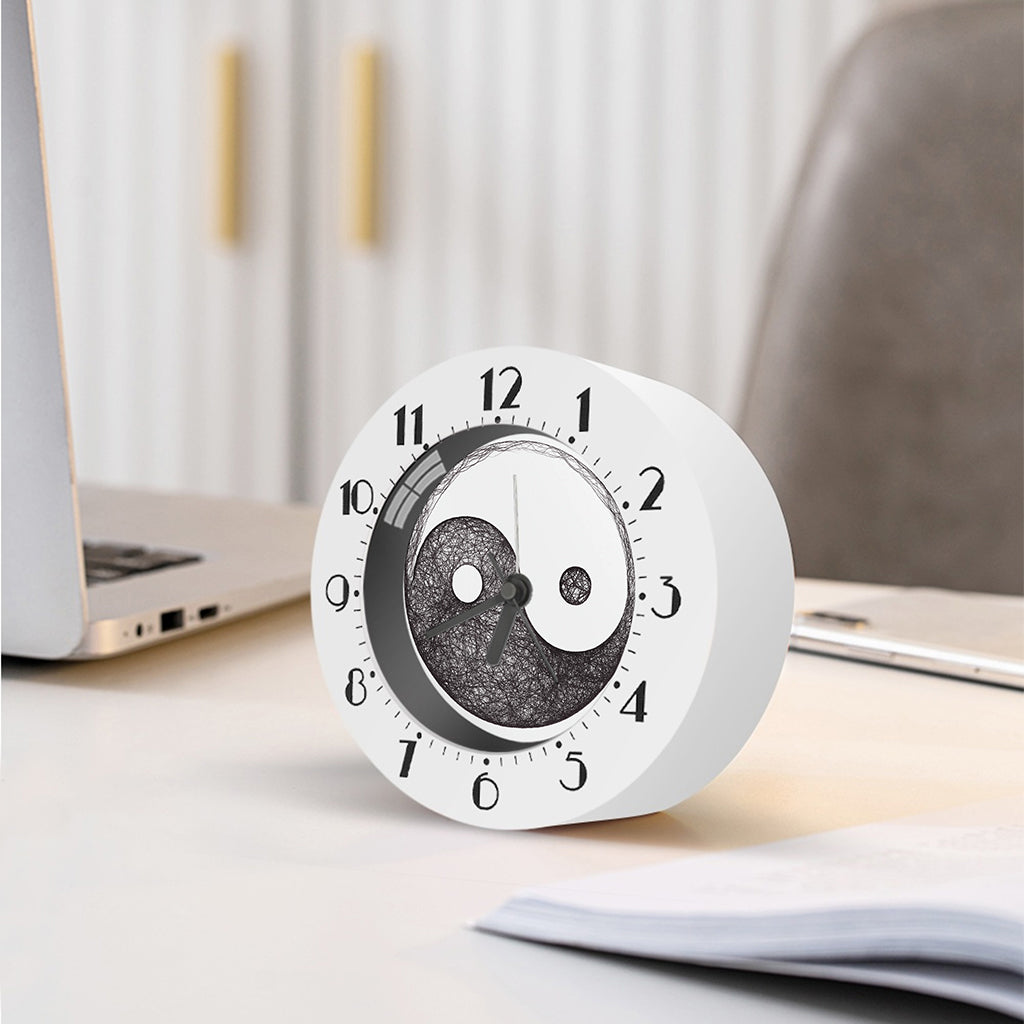 Roots Yin Yang Print Alarm Clock