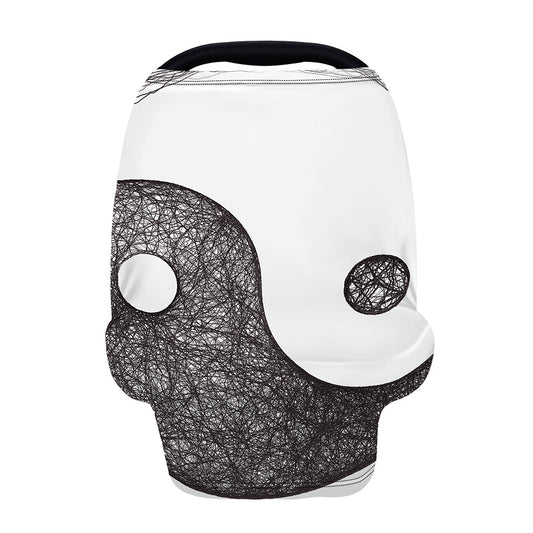 Roots Yin Yang Print Baby Seat Cover