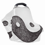 Roots Yin Yang Print Baby Seat Cover