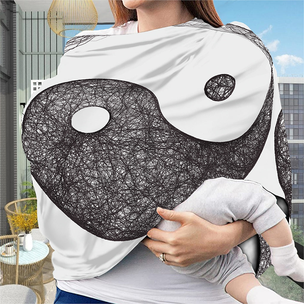 Roots Yin Yang Print Baby Seat Cover