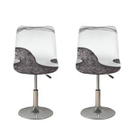 Roots Yin Yang Print Bar Stool Covers