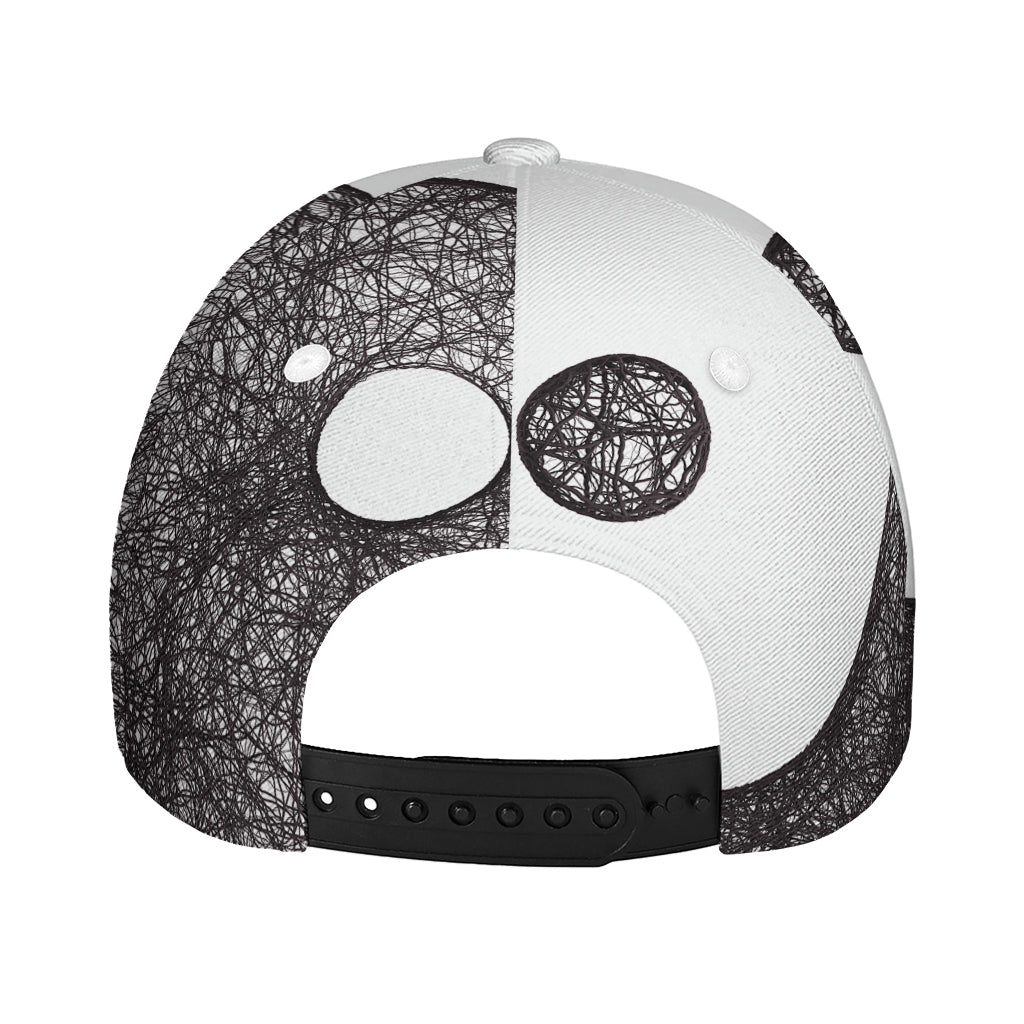 Roots Yin Yang Print Baseball Cap