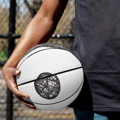 Roots Yin Yang Print Basketball