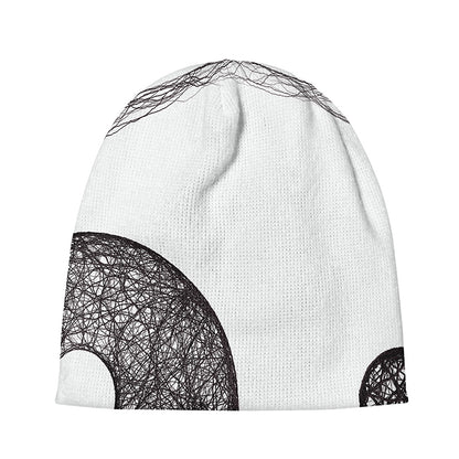 Roots Yin Yang Print Beanie