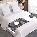 Roots Yin Yang Print Bed Runner