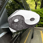 Roots Yin Yang Print Car Side Mirror Covers