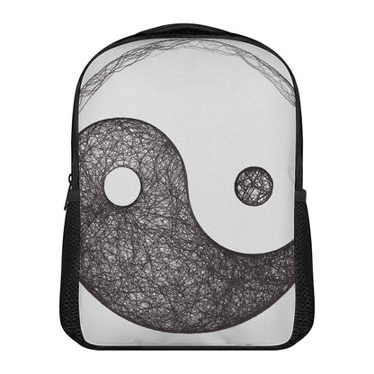 Roots Yin Yang Print Casual Backpack