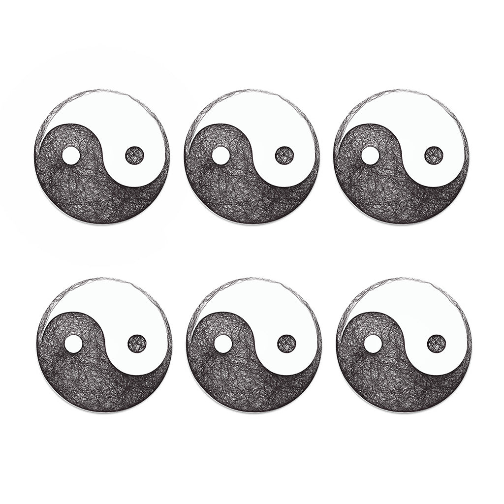 Roots Yin Yang Print Coaster Set