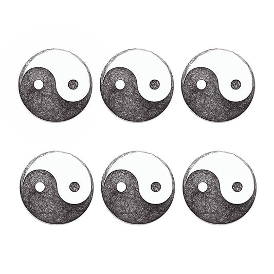 Roots Yin Yang Print Coaster Set