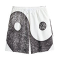 Roots Yin Yang Print Cotton Shorts
