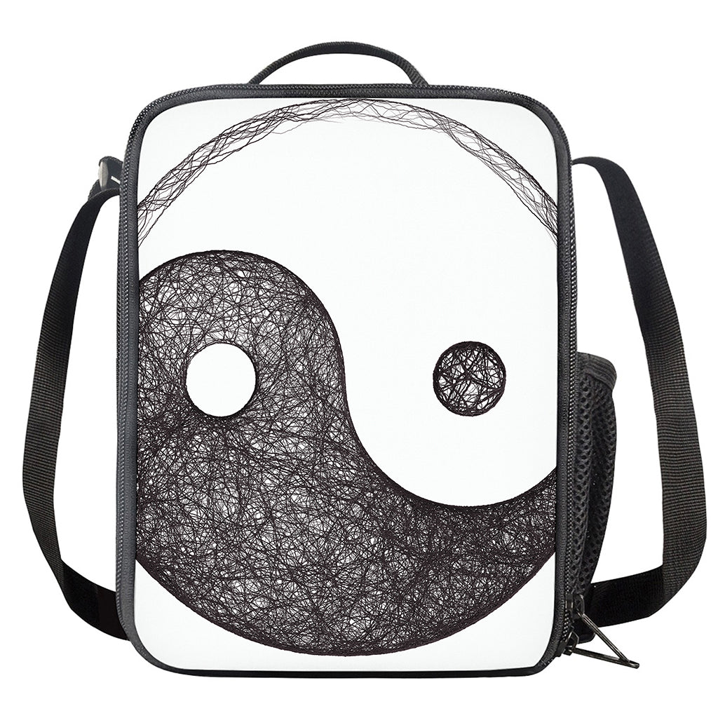 Roots Yin Yang Print Crossbody Lunch Bag