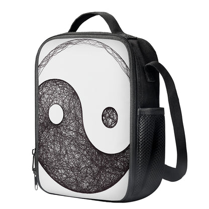 Roots Yin Yang Print Crossbody Lunch Bag