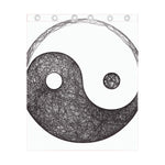 Roots Yin Yang Print Curtain