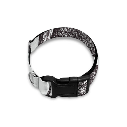 Roots Yin Yang Print Dog Collar