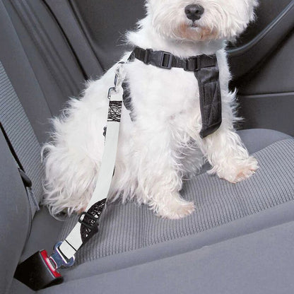 Roots Yin Yang Print Dog Seat Belt