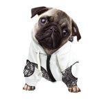 Roots Yin Yang Print Dog Zip Up Hoodie