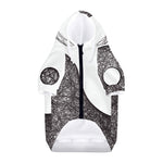 Roots Yin Yang Print Dog Zip Up Hoodie