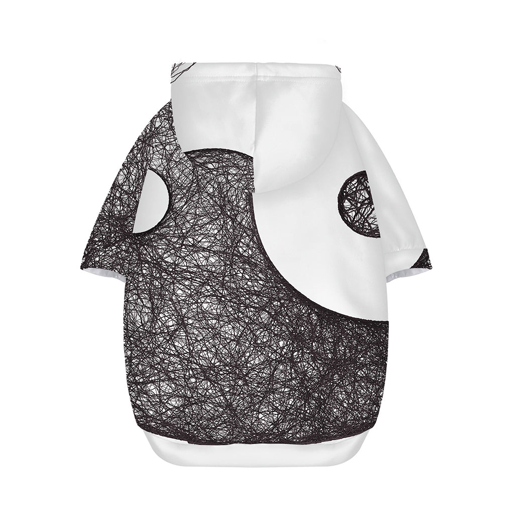 Roots Yin Yang Print Dog Zip Up Hoodie