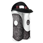Roots Yin Yang Print Double Neoprene Wine Tote