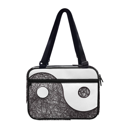 Roots Yin Yang Print Double Strap Bible Bag