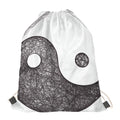 Roots Yin Yang Print Drawstring Bag