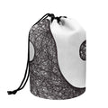 Roots Yin Yang Print Drawstring Makeup Bag