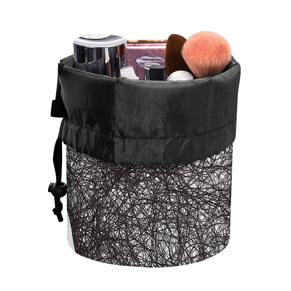 Roots Yin Yang Print Drawstring Makeup Bag