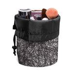 Roots Yin Yang Print Drawstring Makeup Bag
