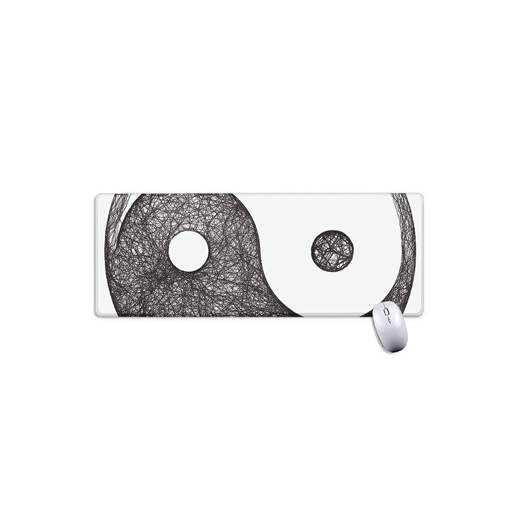 Roots Yin Yang Print Extended Mouse Pad