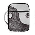 Roots Yin Yang Print Front Pocket Bible Bag