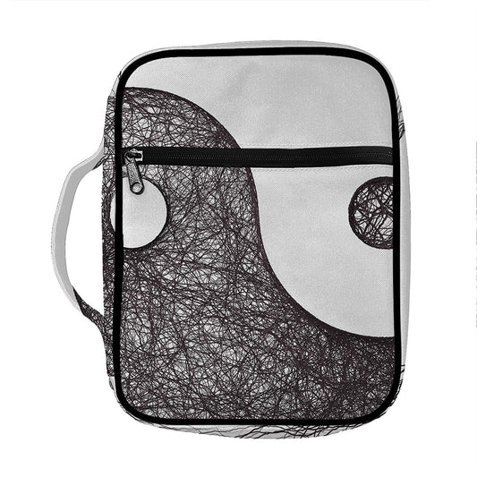Roots Yin Yang Print Front Pocket Bible Bag