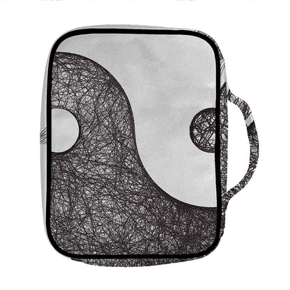 Roots Yin Yang Print Front Pocket Bible Bag