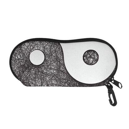 Roots Yin Yang Print Glasses Case