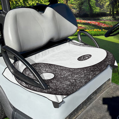 Roots Yin Yang Print Golf Cart Seat Cover