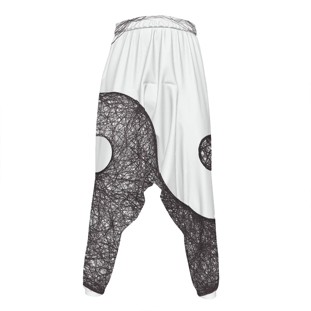 Roots Yin Yang Print Hammer Pants